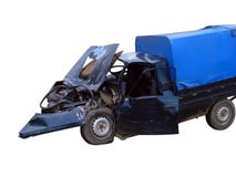 Incidente stradale anteriore immagine stock libera da diritti Incidente stradale anteriore immagine stock libera da diritti