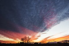 Incredible sunset, stunning colors of the sky royalty free stock photos Incredible sunset, stunning colors of the sky royalty free stock photos