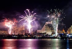 Independence Day, Eilat, Israel Royalty Free Stock Photography Independence Day, Eilat, Israel Royalty Free Stock Photography