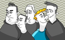 Independent thinking, independence, thinking by yourself, being different from others. Royalty Free Stock Images Independent thinking, independence, thinking by yourself, being different from others. Royalty Free Stock Images