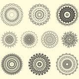 India?ski wektor i dekoracyjny set mandala i geometrical ornament ilustracji India?ski wektor i dekoracyjny set mandala i geometrical ornament ilustracji