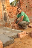 Indian Construction Worker Stock Images