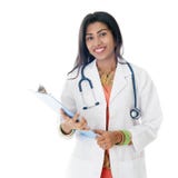 Indian female medical doctor portrait royalty free stock images Indian female medical doctor portrait royalty free stock images