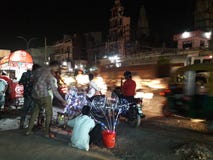 Indian footpath market poor people stock photos Indian footpath market poor people stock photos