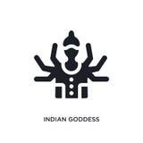 indian goddess isolated icon. simple element illustration from india concept icons. indian goddess editable logo sign symbol vector illustration indian goddess isolated icon. simple element illustration from india concept icons. indian goddess editable logo sign symbol vector illustration