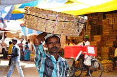 Indian Street Fruit Seller