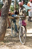 Indian tribal weekly goats market royalty free stock photo Indian tribal weekly goats market royalty free stock photo