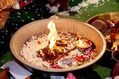 Indian Wedding Ritual stock images Indian Wedding Ritual stock images