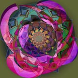 INDIAŃSKI ROUND kwiatu mandala KOLOROWE wizerunku N purpury, zieleń, BŁĘKITNY barłóg Z PŁASKIM OLIWNYM tłem, royalty ilustracja INDIAŃSKI ROUND kwiatu mandala KOLOROWE wizerunku N purpury, zieleń, BŁĘKITNY barłóg Z PŁASKIM OLIWNYM tłem, royalty ilustracja