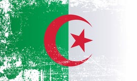indicateur de l'Alg?rie R?publique Democratic du ` s de personnes de l'Alg?rie Taches sales froissées illustration libre de droits indicateur de l'Alg?rie R?publique Democratic du ` s de personnes de l'Alg?rie Taches sales froissées illustration libre de droits