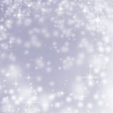 Indicatori luminosi di natale bianco su priorità bassa astratta blu illustrazione di stock Indicatori luminosi di natale bianco su priorità bassa astratta blu illustrazione di stock