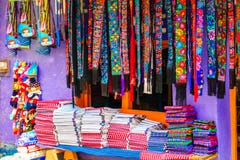 Indigenous maya clothes on market in Chichicastenango - Guatemala royalty free stock images Indigenous maya clothes on market in Chichicastenango - Guatemala royalty free stock images