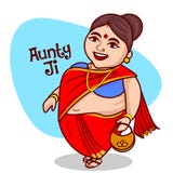 Indische vrouwen vectorillustratie royalty-vrije illustratie Indische vrouwen vectorillustratie royalty-vrije illustratie