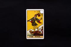 The fool major arcana tarot card