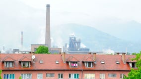 Industrial City In Bosnia No.1 Stock Photo