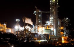 industriell natt arkivfoto industriell natt arkivfoto