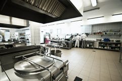 Industriële keuken royalty-vrije stock afbeelding Industriële keuken royalty-vrije stock afbeelding