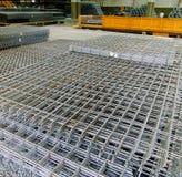 Industry Grid Of Steel Stock Photography