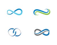 Infinito Logo Template illustrazione di stock Infinito Logo Template illustrazione di stock