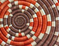 Infinity Spiral Handmade Woven Textile Pattern royalty free stock image Infinity Spiral Handmade Woven Textile Pattern royalty free stock image