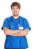Infirmière/docteur mâles médicaux images libres de droits Infirmière/docteur mâles médicaux images libres de droits