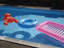 Inflatables de regroupement. image stock Inflatables de regroupement. image stock