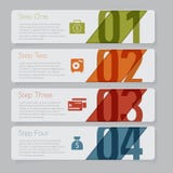 Infographic. Design number banners template graphic or website layout