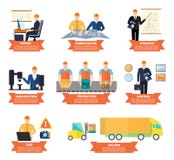 Infographic of development and production process stock illustration Infographic of development and production process stock illustration