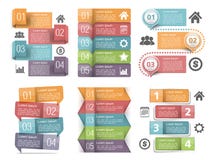 Infographic Elements with Numbers