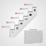 Infographic in the form of steps stairs design concept. royalty free illustration Infographic in the form of steps stairs design concept. royalty free illustration