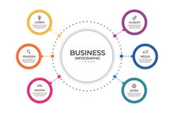 Infographic mall f?r aff?r E royaltyfri illustrationer Infographic mall f?r aff?r E royaltyfri illustrationer
