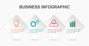 Infographic mall för affär vektor illustrationer Infographic mall för affär vektor illustrationer