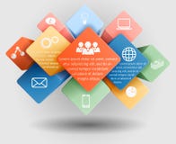 Infographic szablon royalty ilustracja Infographic szablon royalty ilustracja