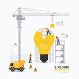 Infographic żarówki kształta szablonu biznesowy projekt Budować ilustracja wektor Infographic żarówki kształta szablonu biznesowy projekt Budować ilustracja wektor
