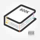 Infographics vector book design diagram line style timeline stock illustration Infographics vector book design diagram line style timeline stock illustration