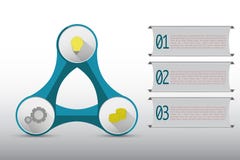 Infographics временной последовательности по 3 шагов подключенное в абстрактной форме бесплатная иллюстрация Infographics временной последовательности по 3 шагов подключенное в абстрактной форме бесплатная иллюстрация
