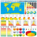 Элементы конструкции Infographics. Векторные графики Стоковые Фотографии RF Элементы конструкции Infographics. Векторные графики Стоковые Фотографии RF