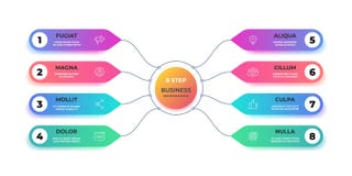 infographic的步3D 现实圈子图表图,圆的企业图表布局,步介绍 传染媒介工作流 向量例证 infographic的步3D 现实圈子图表图,圆的企业图表布局,步介绍 传染媒介工作流 向量例证