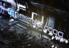 Information chip royalty free illustration Information chip royalty free illustration