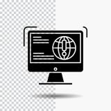 information, content, development, website, web Glyph Icon on Transparent Background. Black Icon vector illustration information, content, development, website, web Glyph Icon on Transparent Background. Black Icon vector illustration