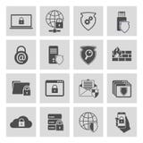 Information technology security icons set vector illustration Information technology security icons set vector illustration