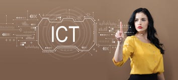 Informationen und Kommunikationstechnik mit Geschäftsfrau stockbilder Informationen und Kommunikationstechnik mit Geschäftsfrau stockbilder