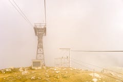Infraestructura del teleférico imágenes de archivo libres de regalías Infraestructura del teleférico imágenes de archivo libres de regalías