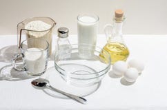 Ingredients for pancakes stock photography Ingredients for pancakes stock photography
