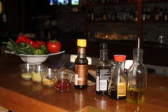 Ingredients for a salad dressing royalty free stock photo Ingredients for a salad dressing royalty free stock photo
