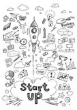 Inizi su Infographics Illustrazione disegnata a mano di vettore illustrazione vettoriale Inizi su Infographics Illustrazione disegnata a mano di vettore illustrazione vettoriale