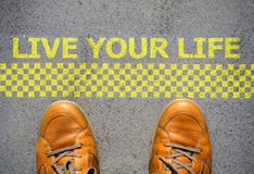 Inizi a vivere il vostro concetto di vita Fotografia Stock Libera da Diritti Inizi a vivere il vostro concetto di vita Fotografia Stock Libera da Diritti
