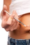Injections of insulin to blood sugar disease stock photo Injections of insulin to blood sugar disease stock photo