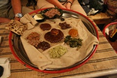 Injera στοκ εικόνες Injera στοκ εικόνες