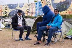 Inmigrantes de Gaza - Suecia 2015 Foto de archivo libre de regalías Inmigrantes de Gaza - Suecia 2015 Foto de archivo libre de regalías